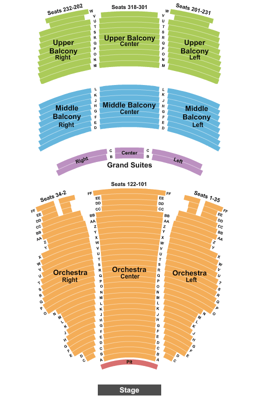 Hippodrome Theatre At The France-Merrick PAC A Beautiful Noise Seating Chart